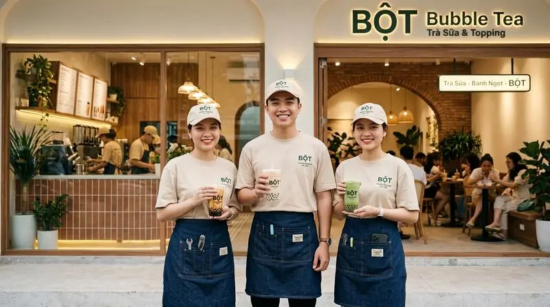 Nón Kết Đồng Phục F&B: Giải Pháp Vệ Sinh An Toàn & Điểm Nhấn Nhận Diện Đắt Giá