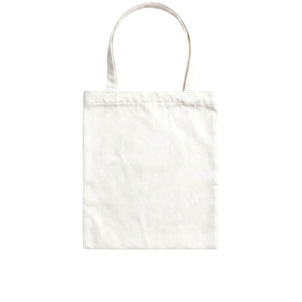 Túi tote - Trắng mặt sau