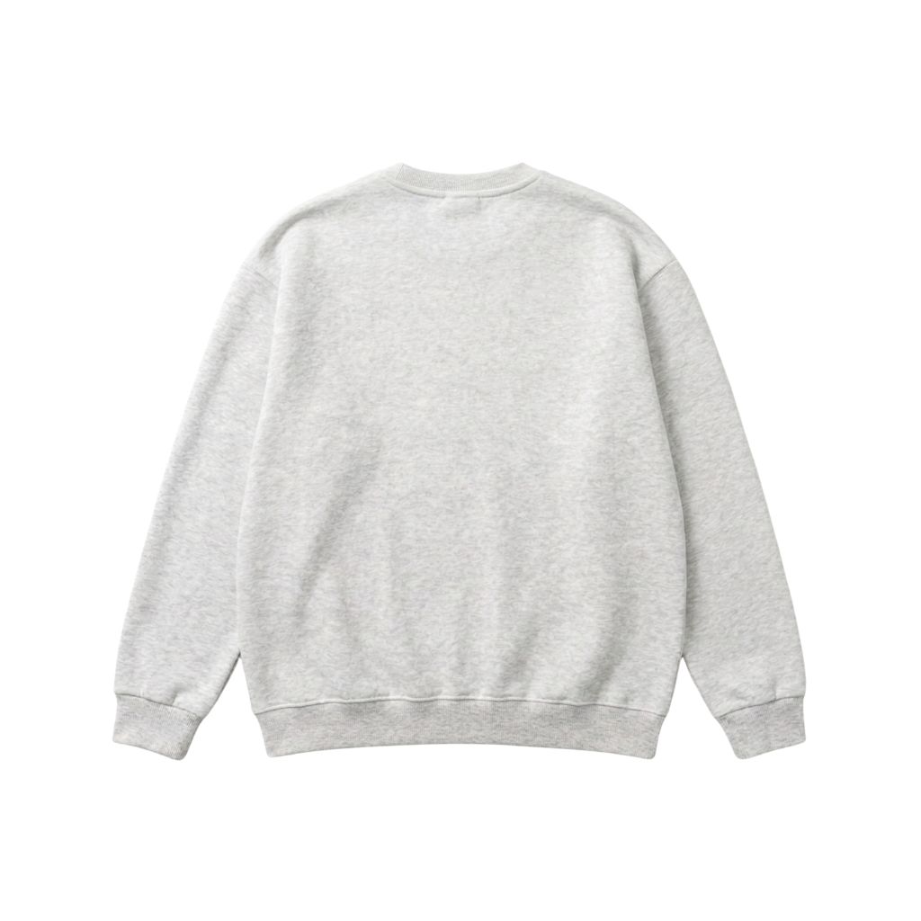 Sweater - Xám Trắng mặt sau